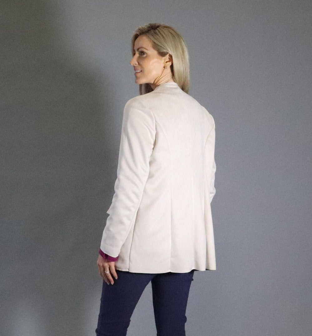 Deck Suedette Jacket - Beige