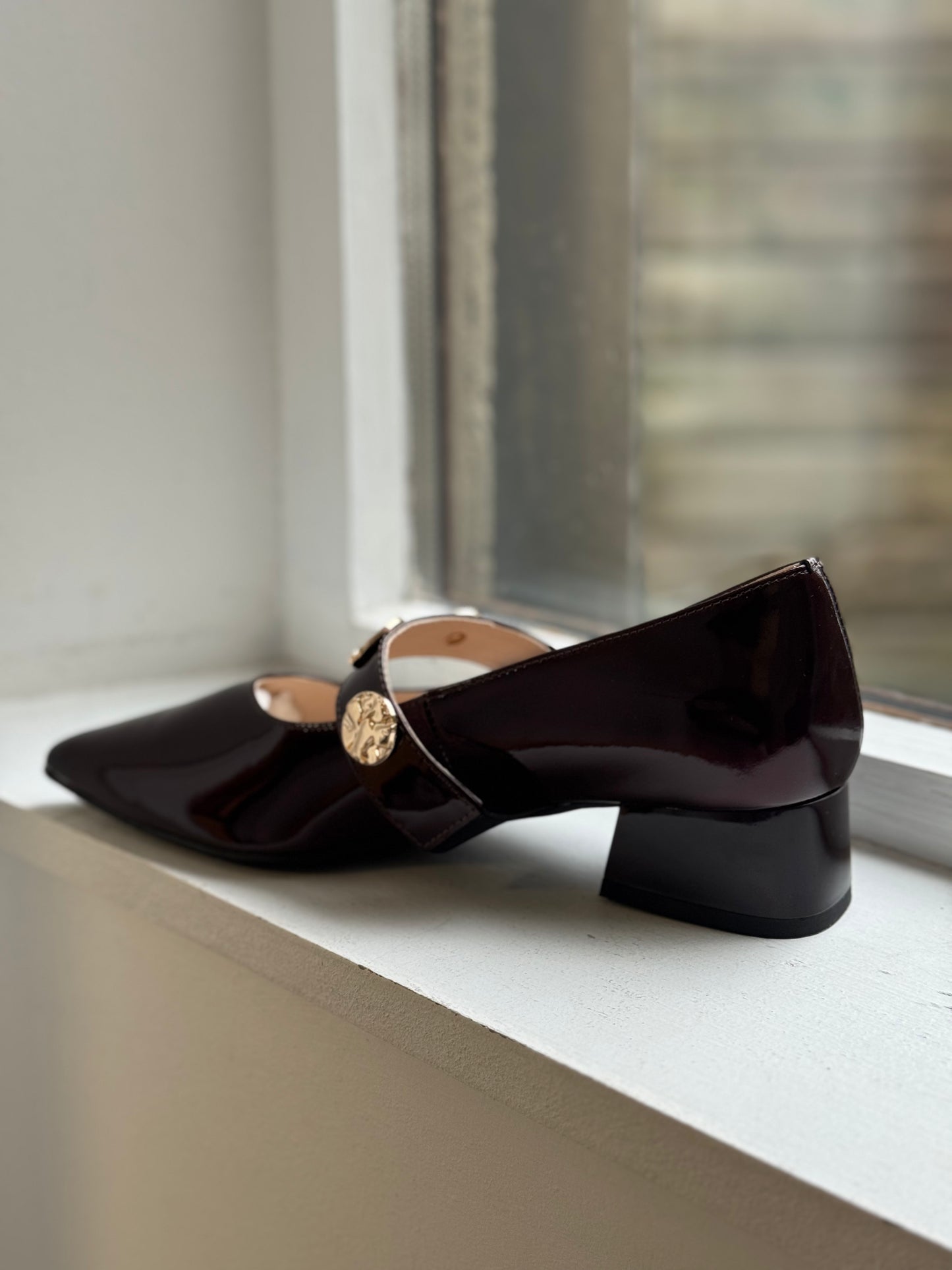 Emis Mary Jane Shoe - Burgundy