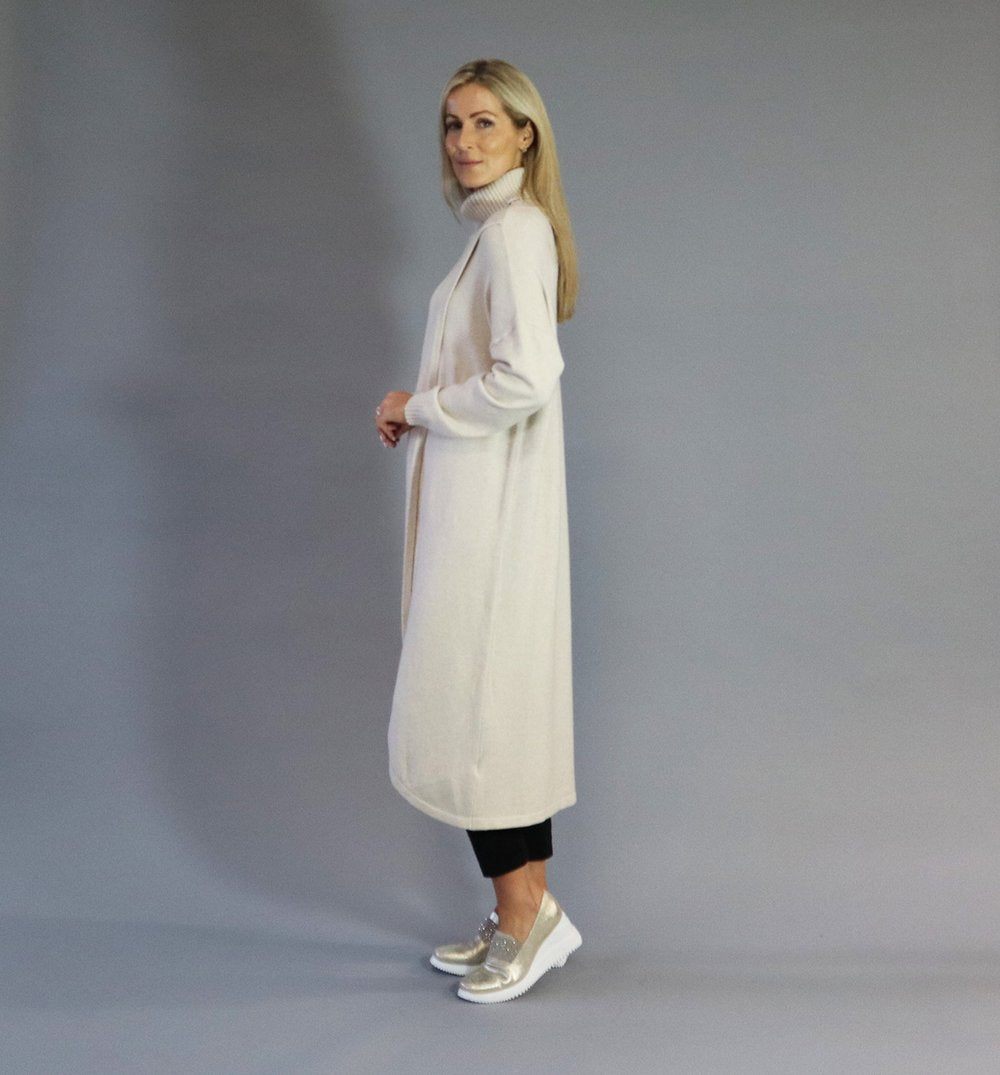 Deck Knitted Dress - Cream