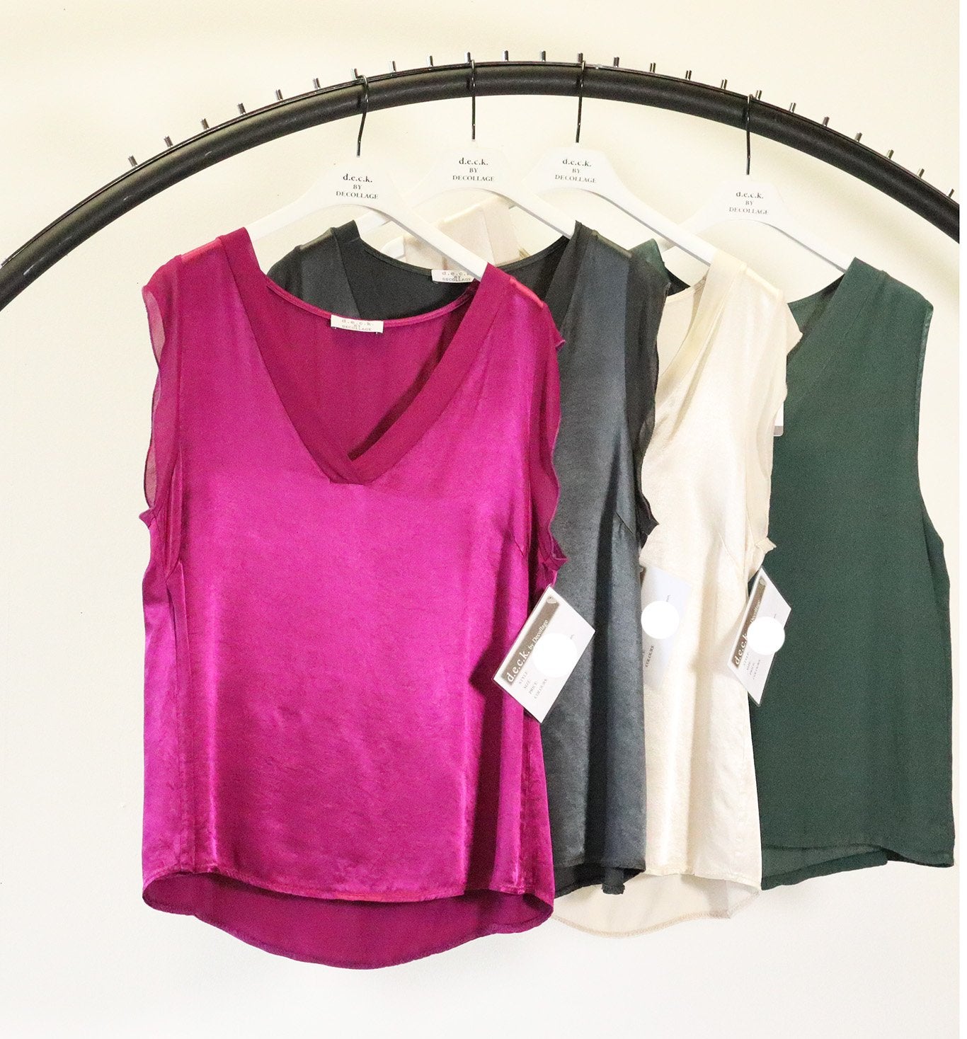 Deck Satin Vest Top