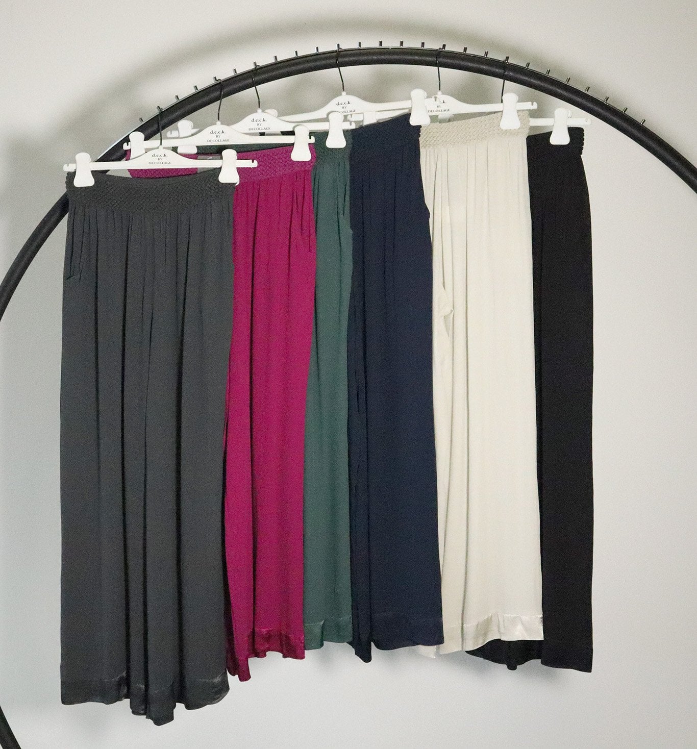 Deck Wide Leg Trousers - Green