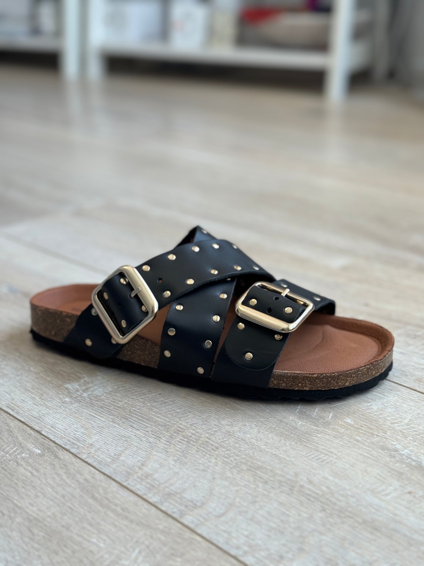 Tim & Simonsen Foxy Studded Sandal - Black