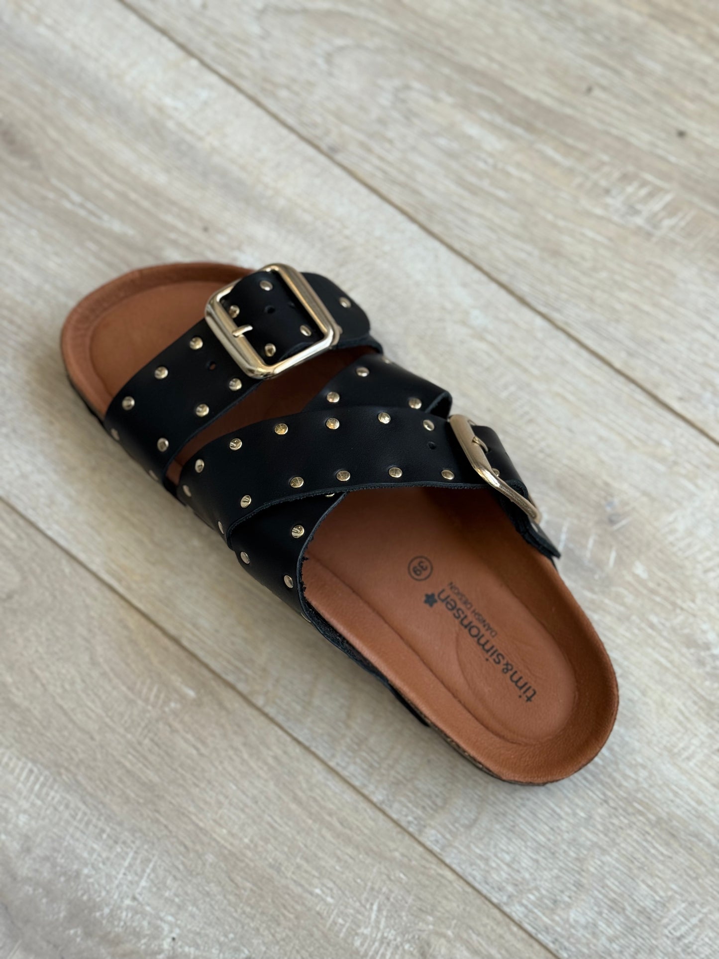 Tim & Simonsen Foxy Studded Sandal - Black