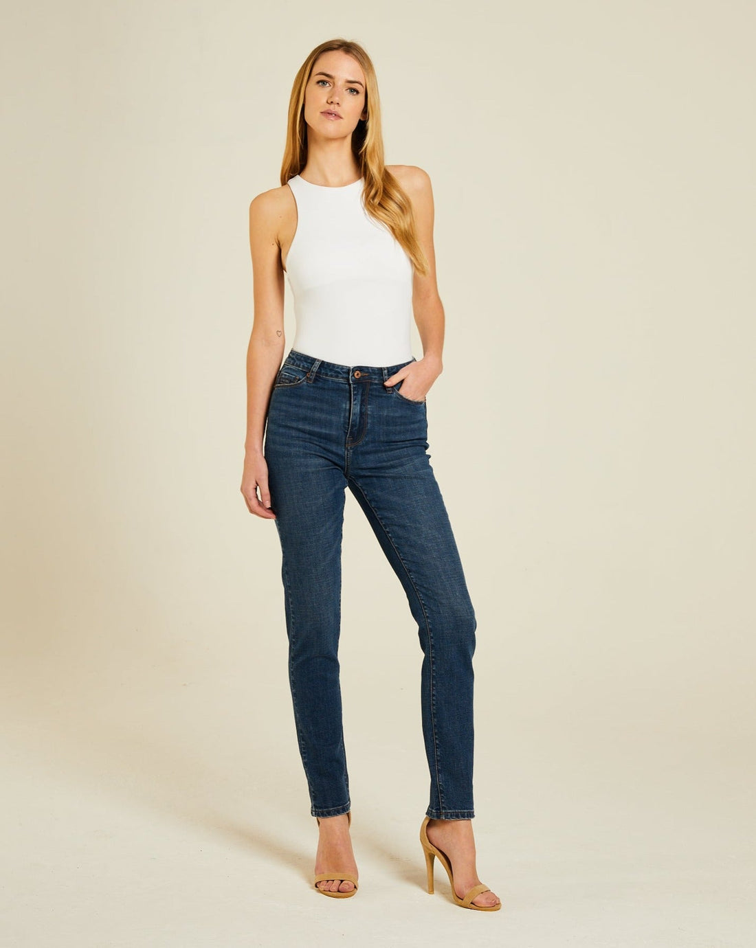 DIESEL Riley Slim Jean - Medium Blue
