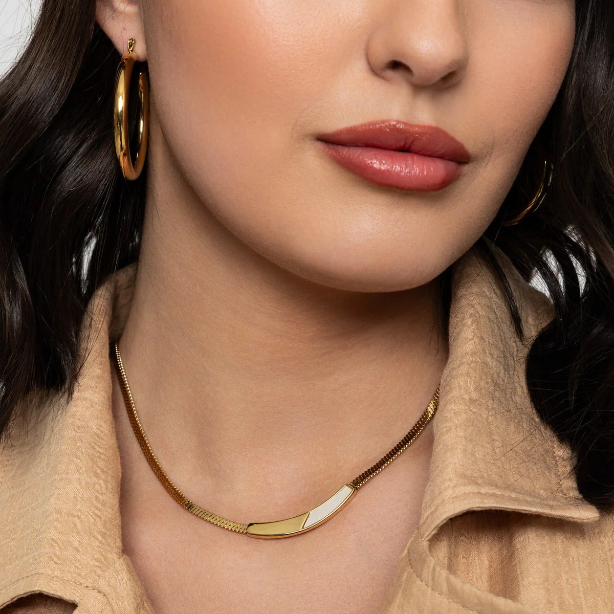 Knight & Day Nylah Chunky Hoops