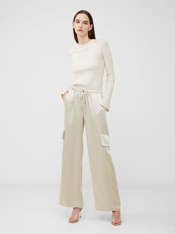 French Connection Chloetta Cargo Trousers - Silver