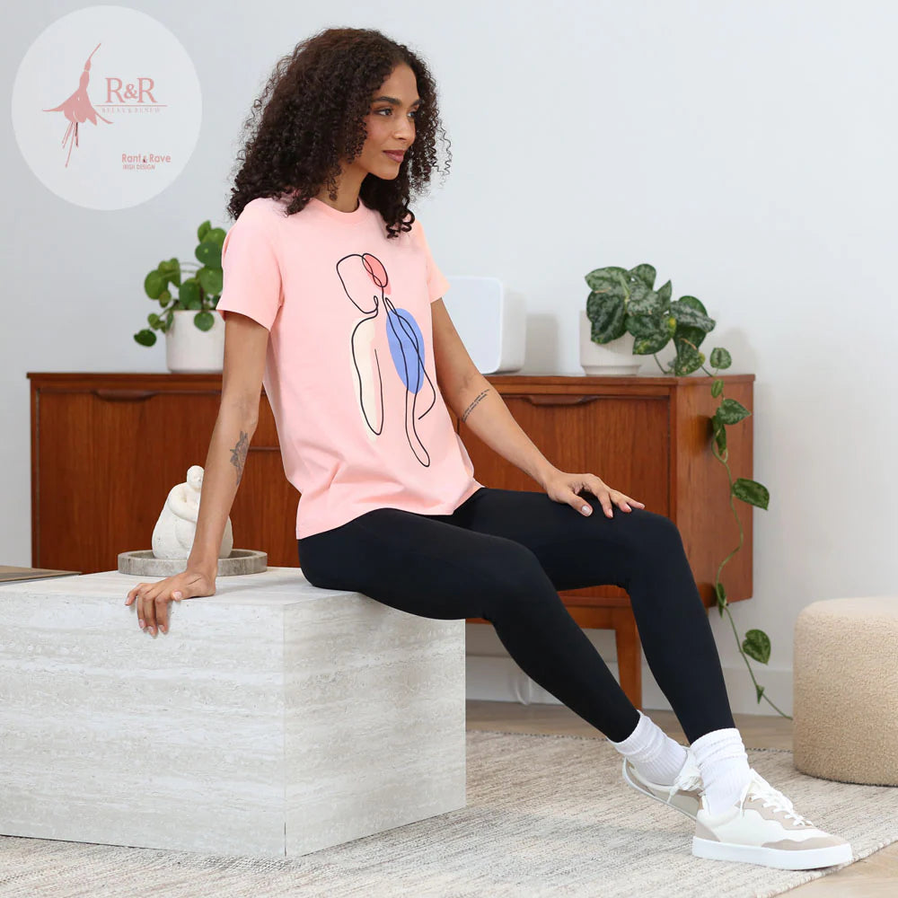 Relax & Renew Meryl T-Shirt - Peach