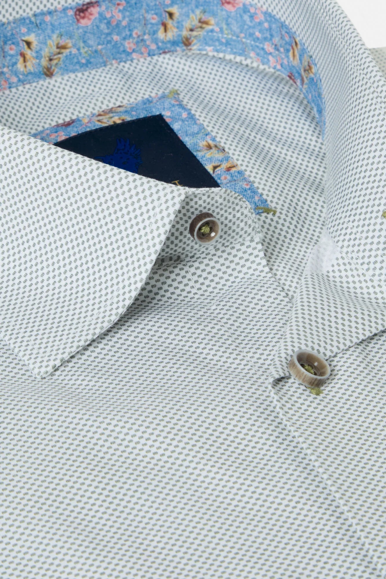 Benetti Beckham Long Sleeve Modern Fit Shirt - Sage