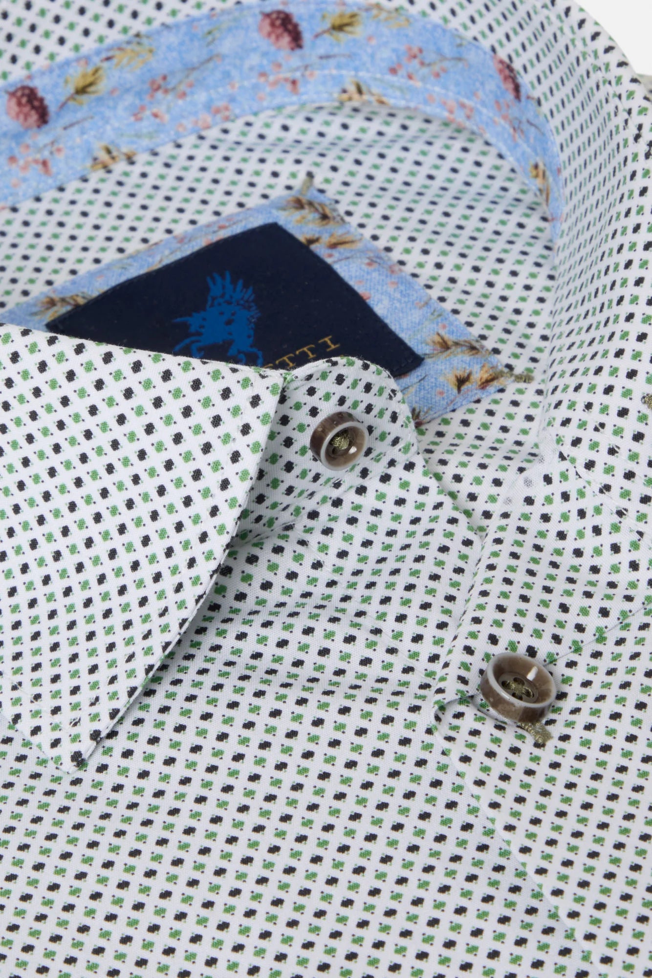 Benetti Finn Short Sleeve Modern Fit Shirt - Mint
