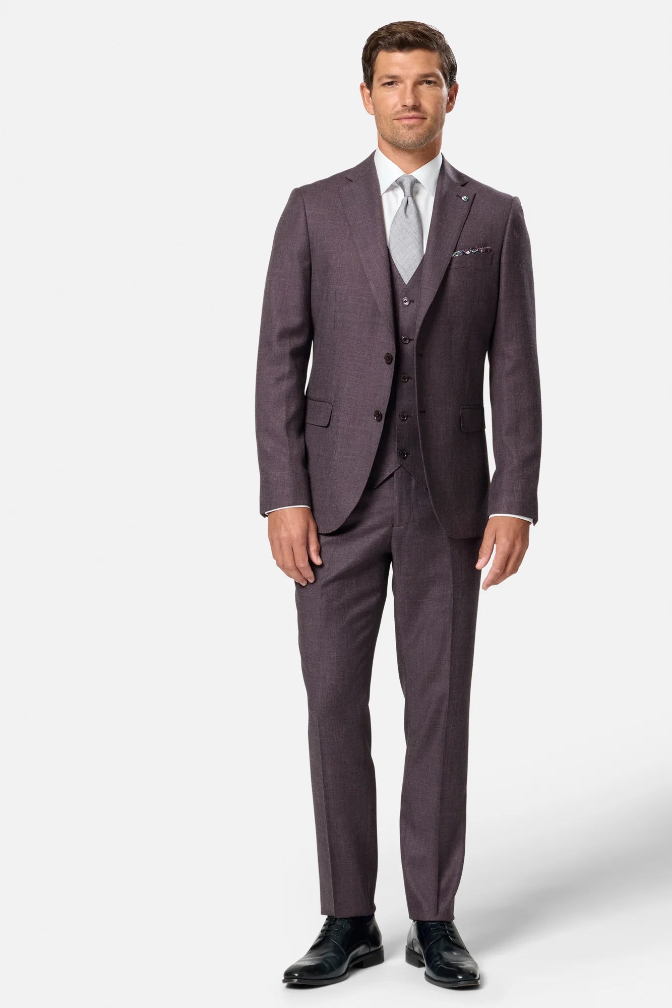 Benetti Marco Suit Trousers - Grape