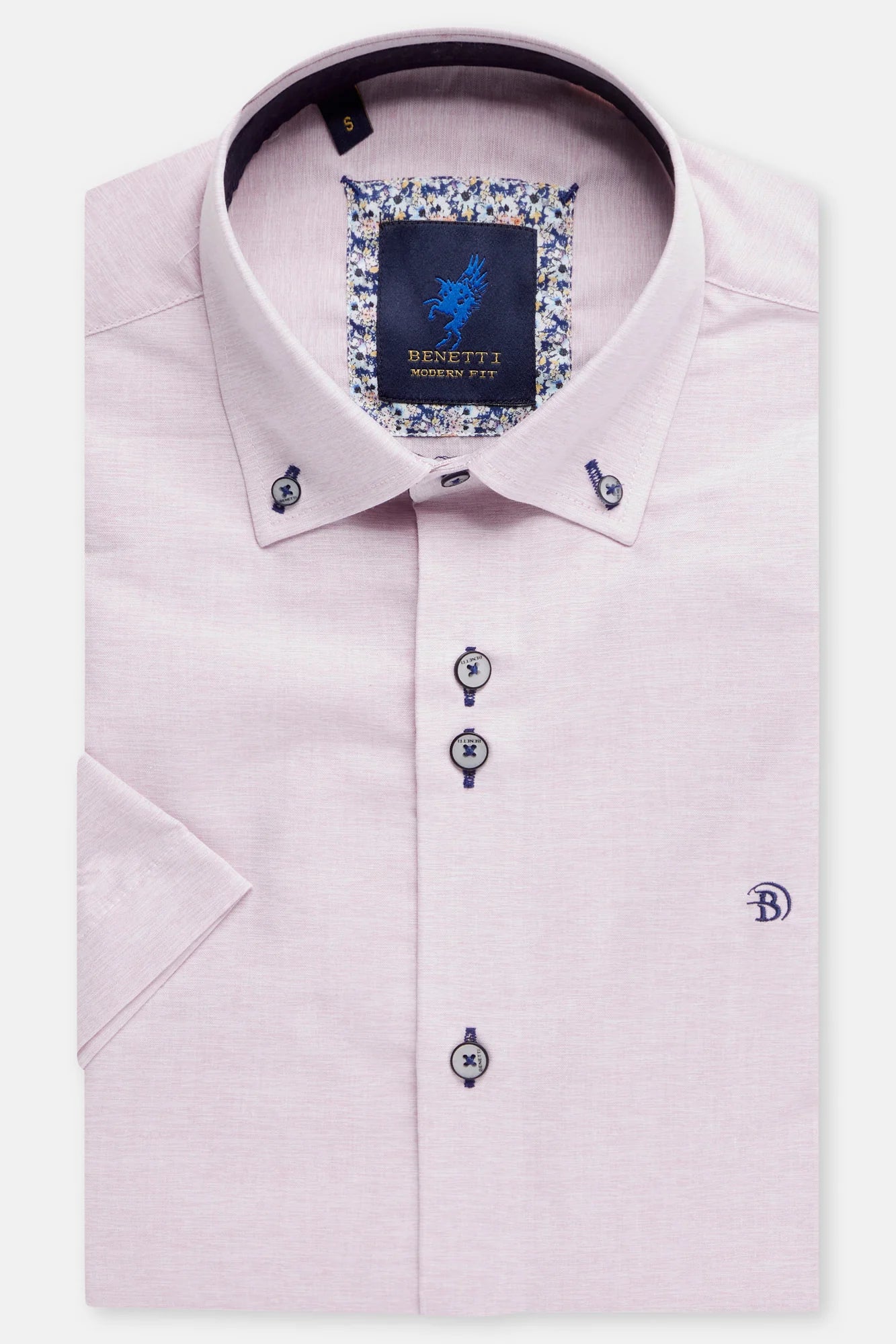 Benetti Beverley Short Sleeve Shirt - Pink