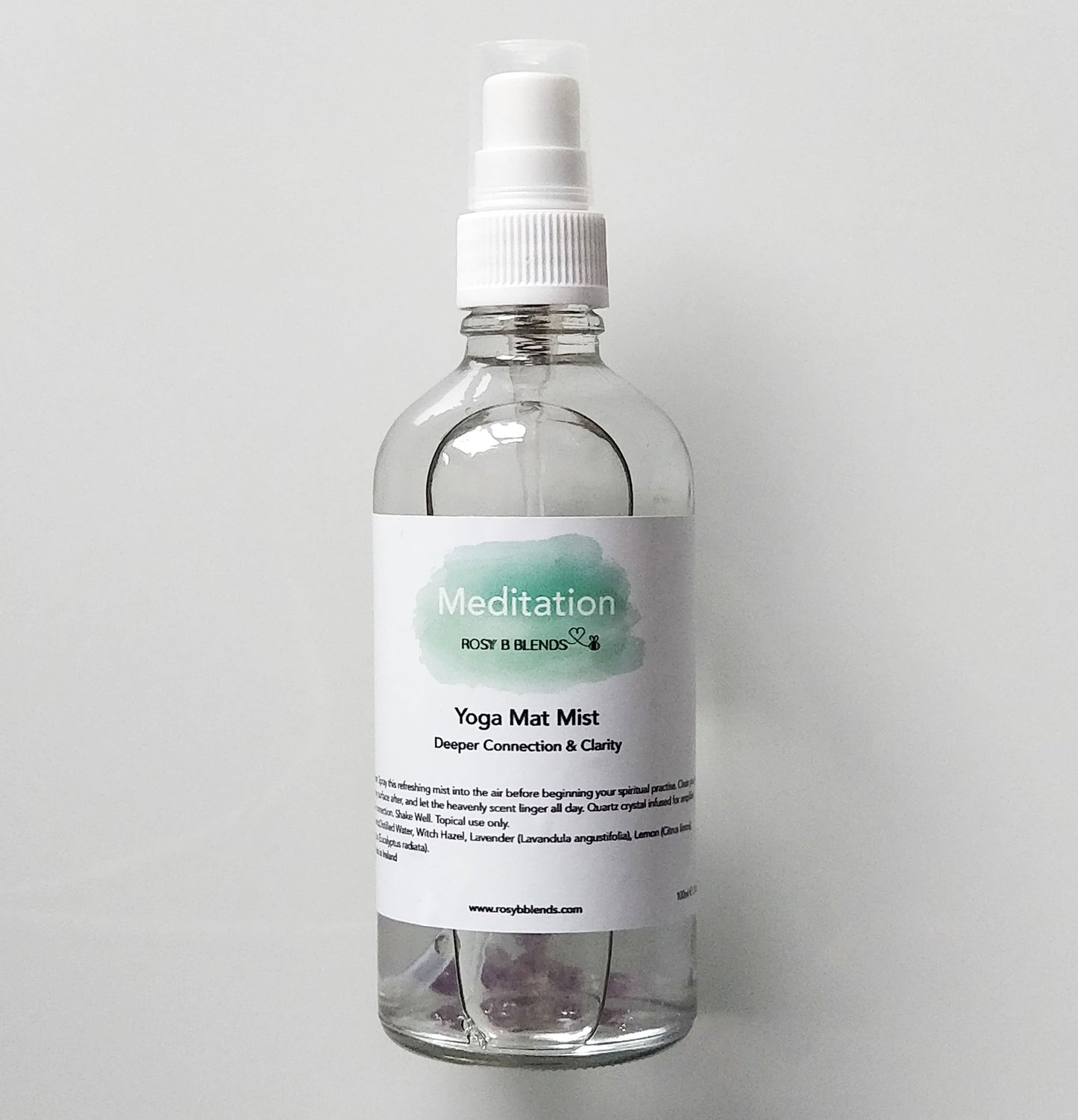 Rosy B Blends Meditation Yoga Mat Mist