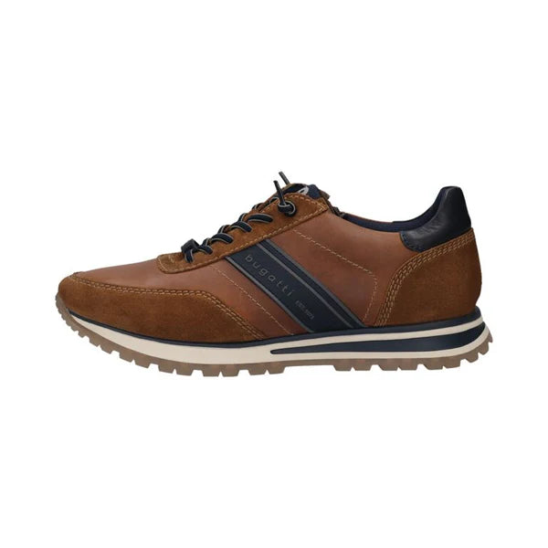 Bugatti Leather Casual Shoe - Cognac