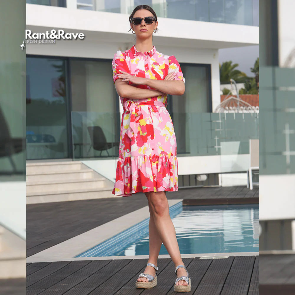 Rant&Rave Monica Dress - Pink