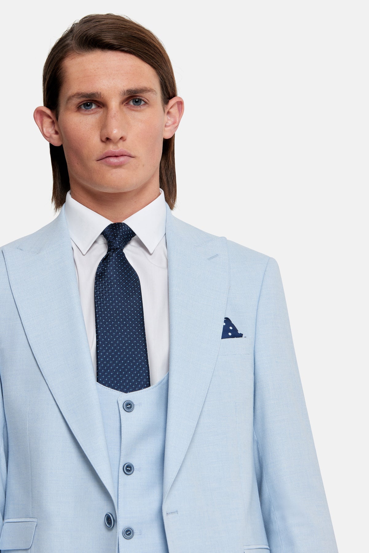 Travis 3 Piece Suit - Napoli Sky