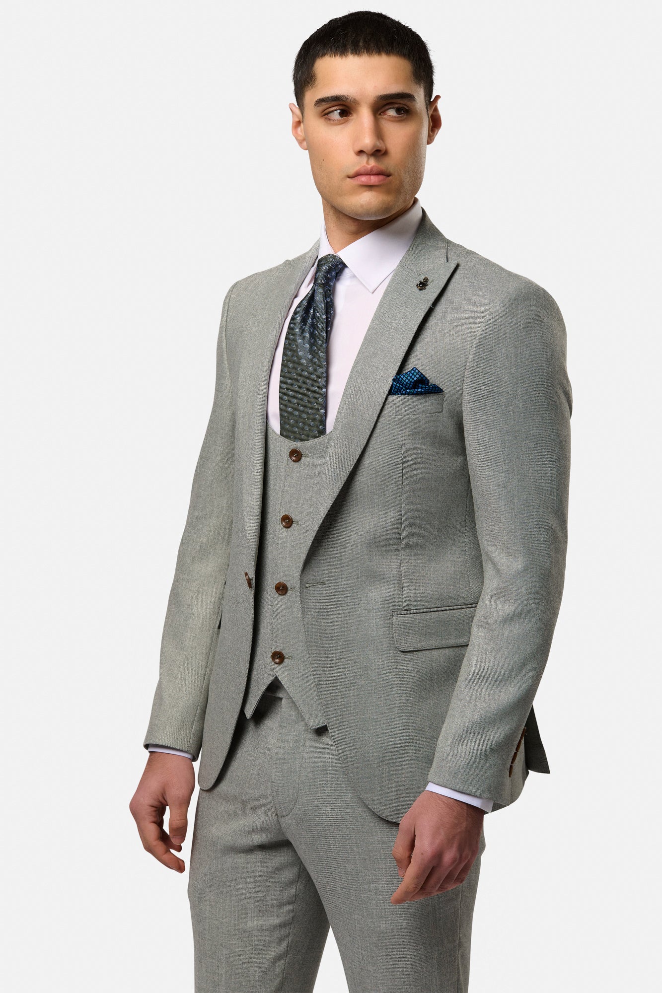 Benetti Travis Nicky 3 Piece Suit - Sage