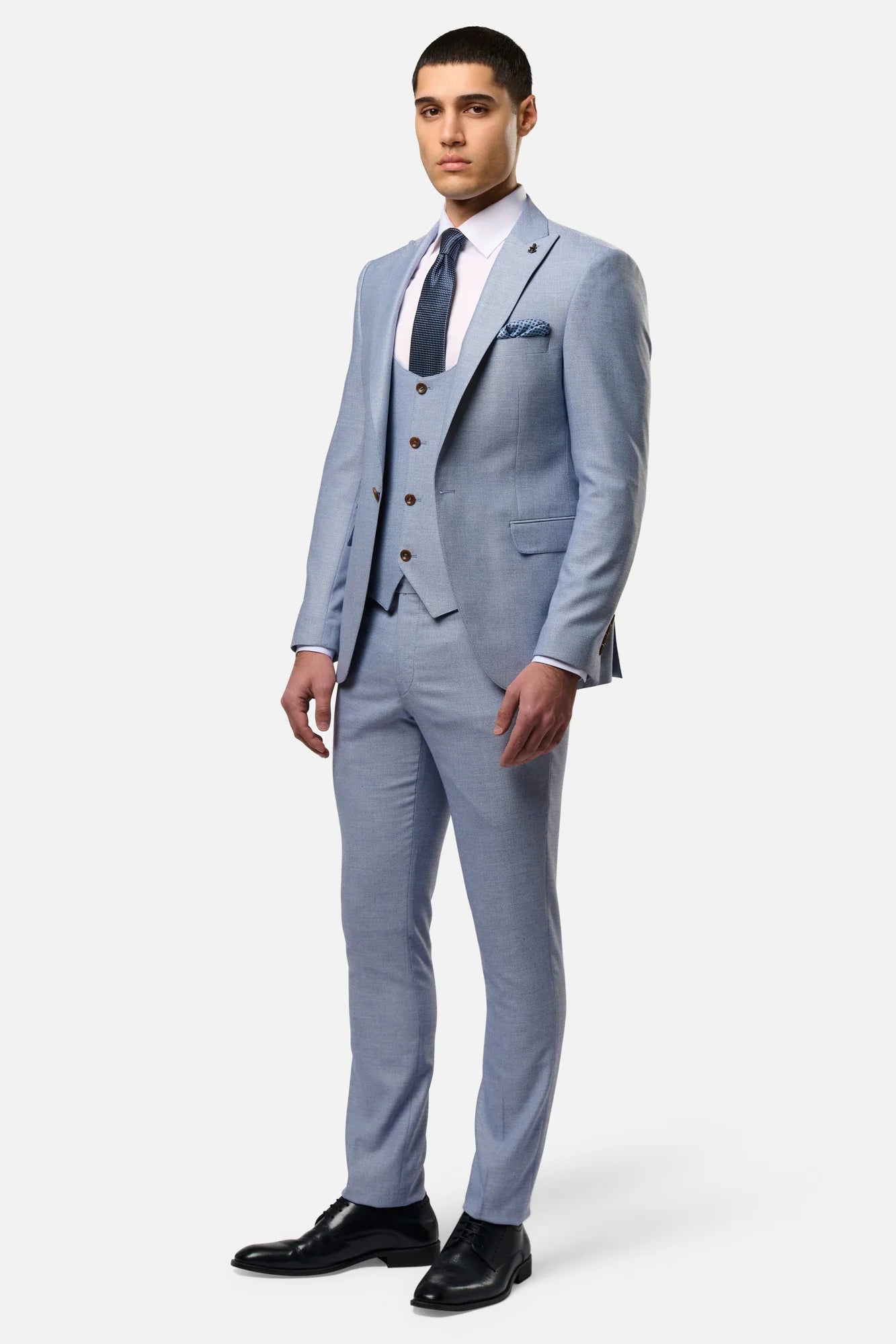 Benetti Travis Nicky 3 Piece Suit - Blue