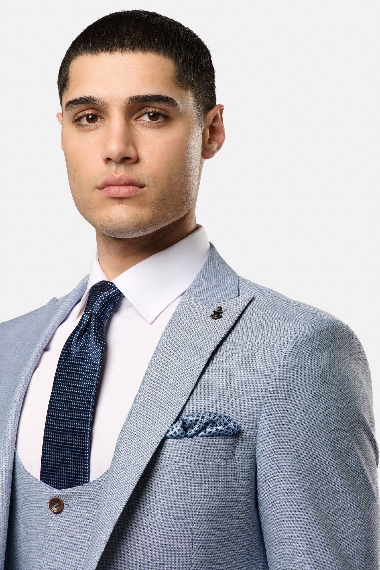 Benetti Travis Nicky 3 Piece Suit - Blue