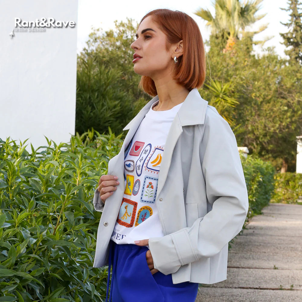 Rant & Rave Octavia Jacket - Grey