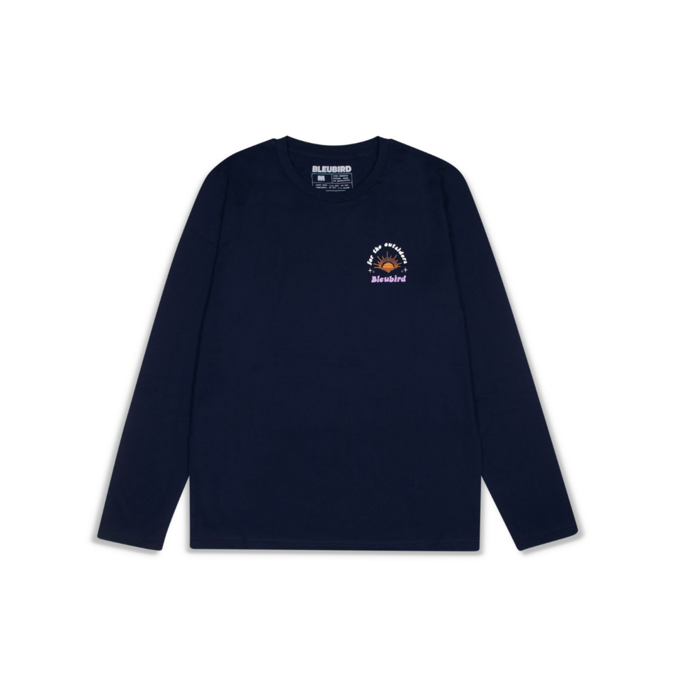 Bleubird Outsider Long Sleeve Tee - Navy