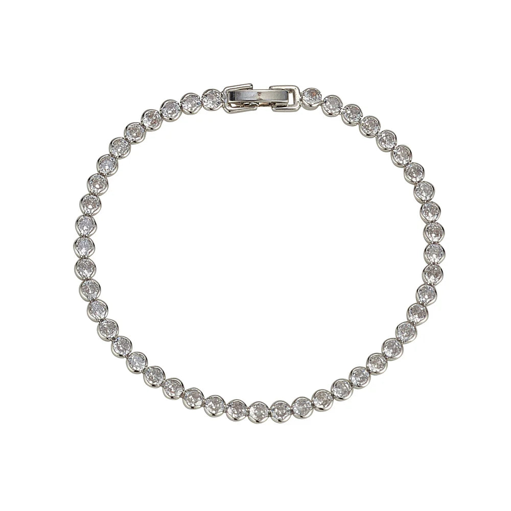 Knight & Day Dakota Tennis Bracelet - Silver