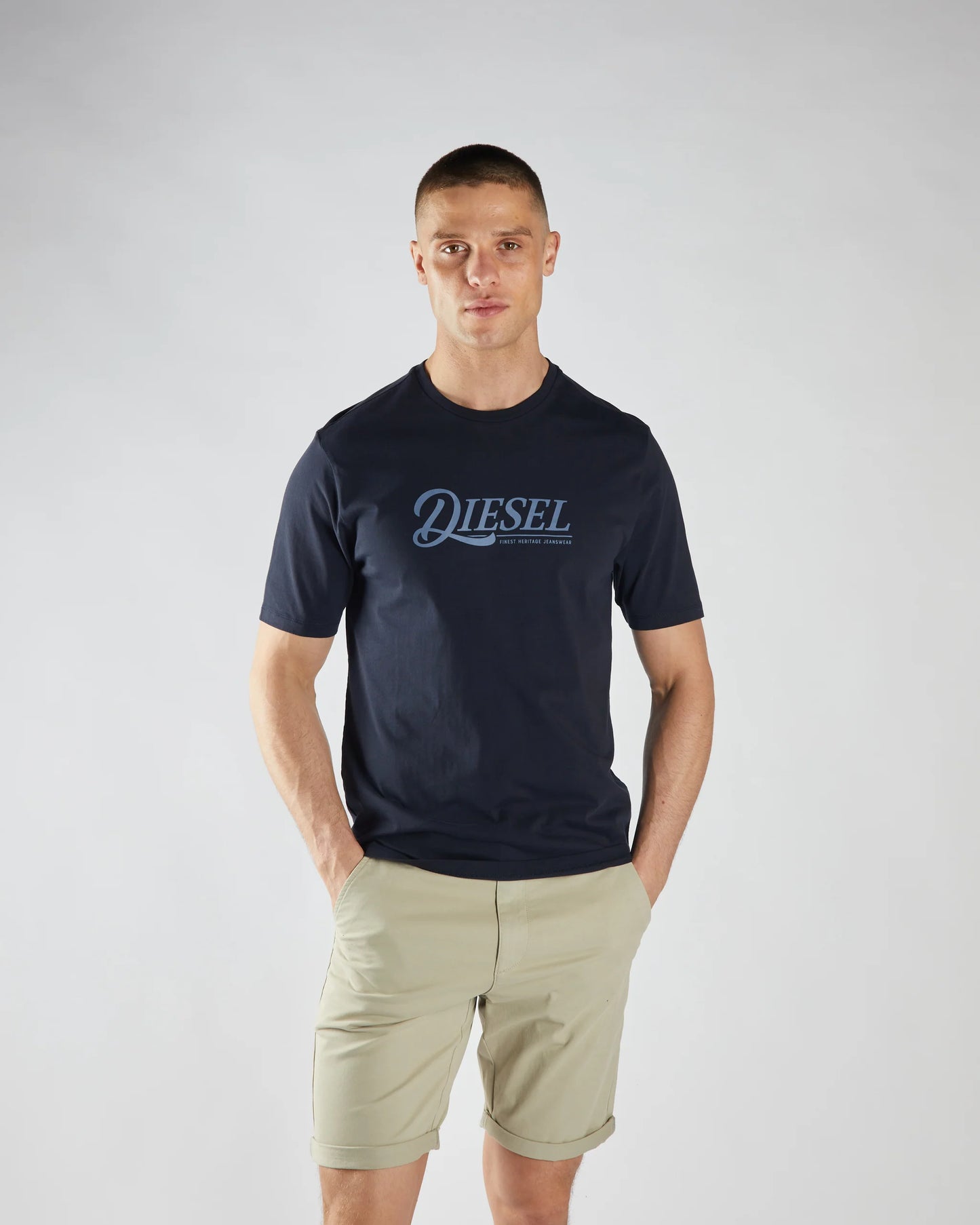Diesel Pendleton Tee - Midnight Blue