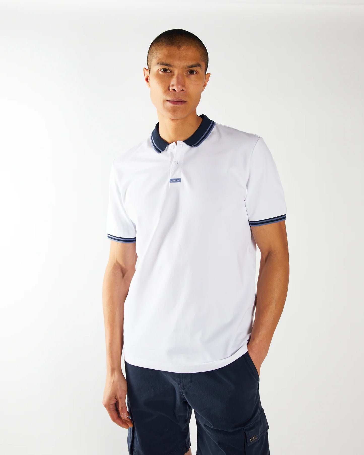 Diesel Porter Polo - Optic White