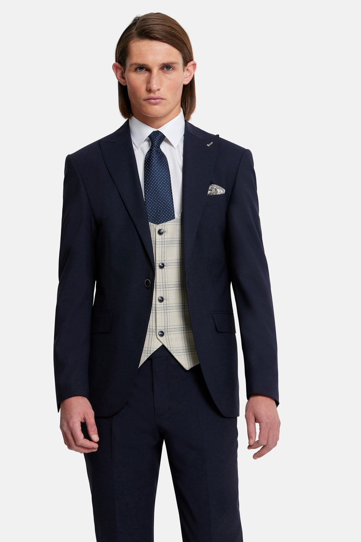 Travis 3 Piece Suit - Paris Navy