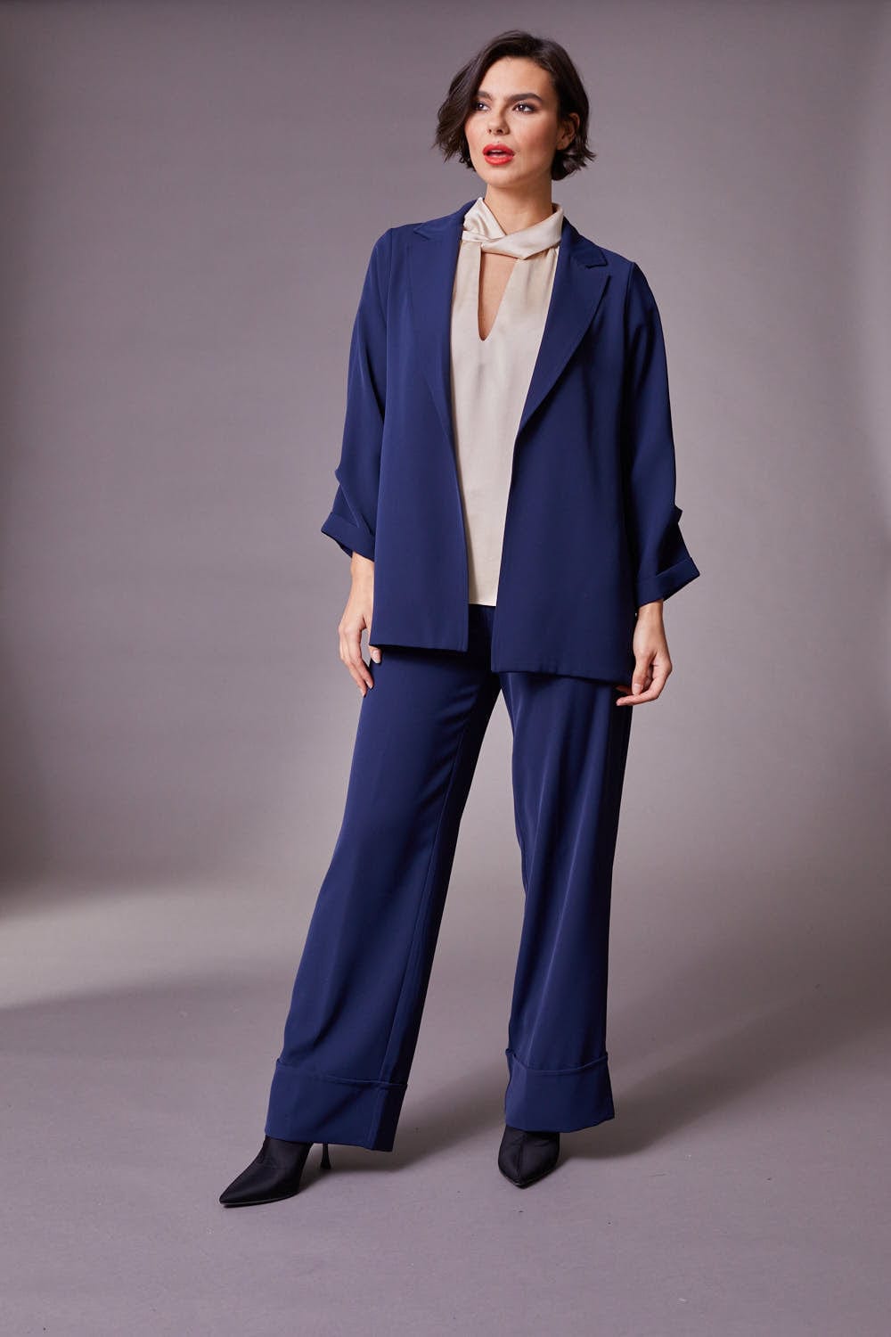 Peruzzi Lounge Blazer Jacket - Navy