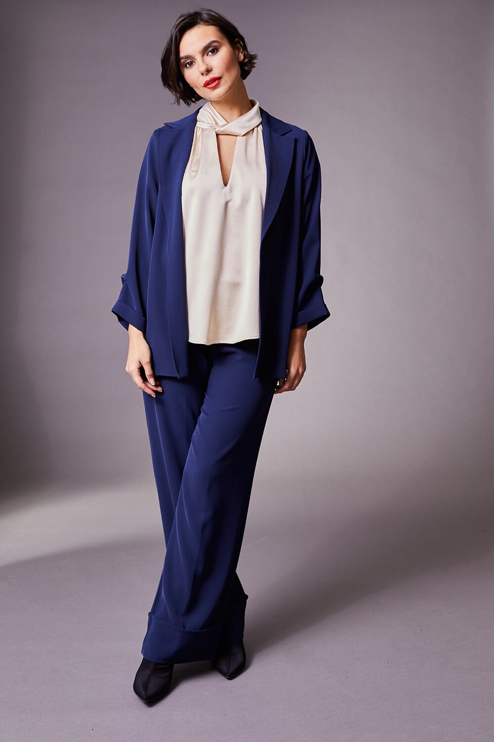 Peruzzi Lounge Blazer Jacket - Navy