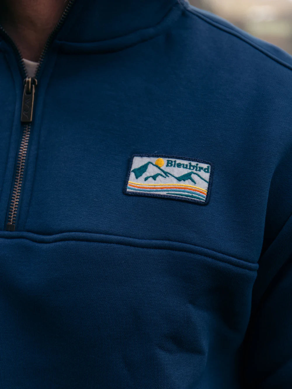 Bleubird Bracken Quarter Zip - Navy