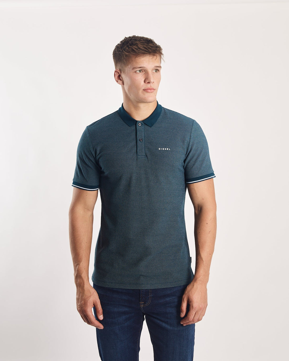DIESEL Raheem Polo - Midnight Teal