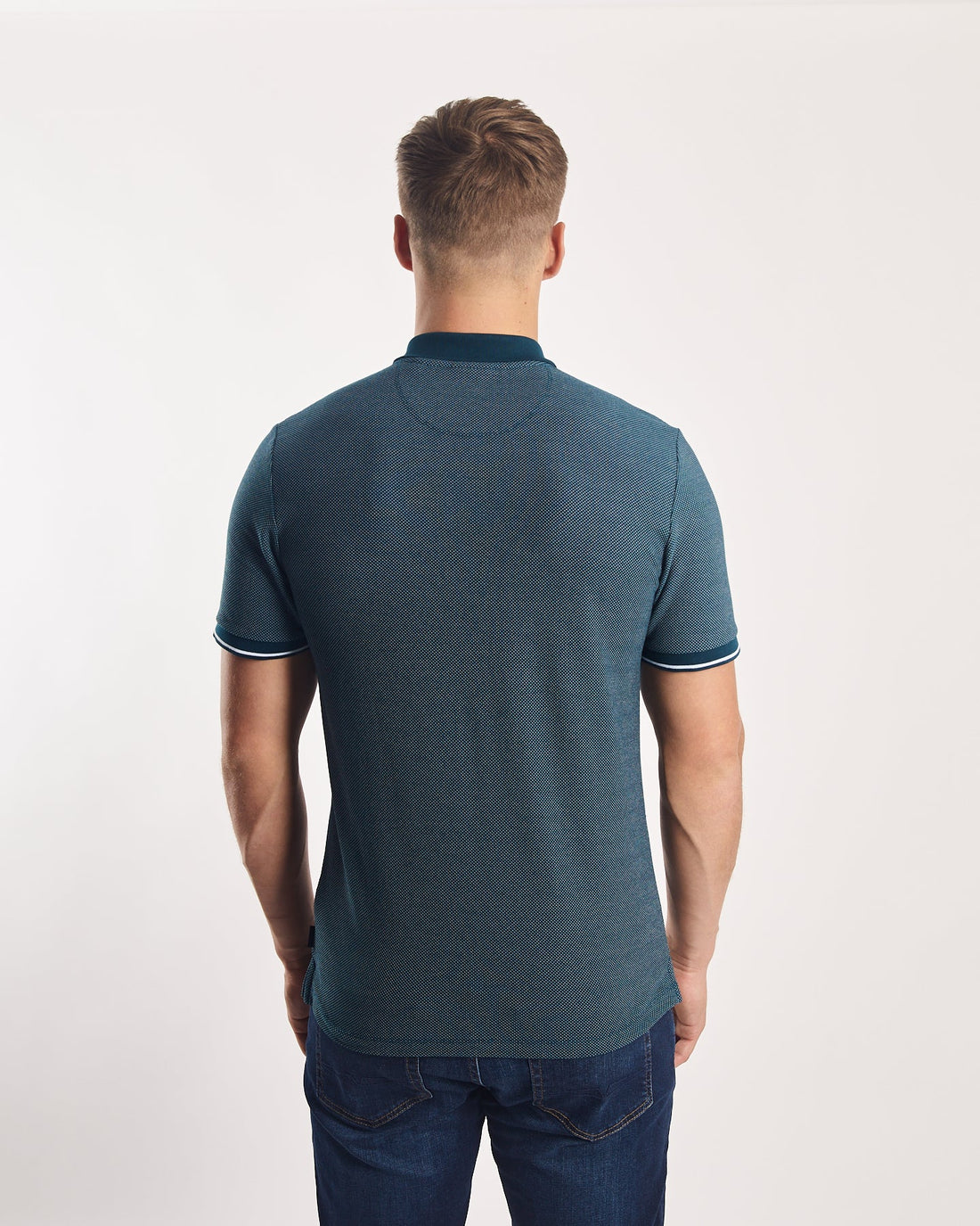 DIESEL Raheem Polo - Midnight Teal