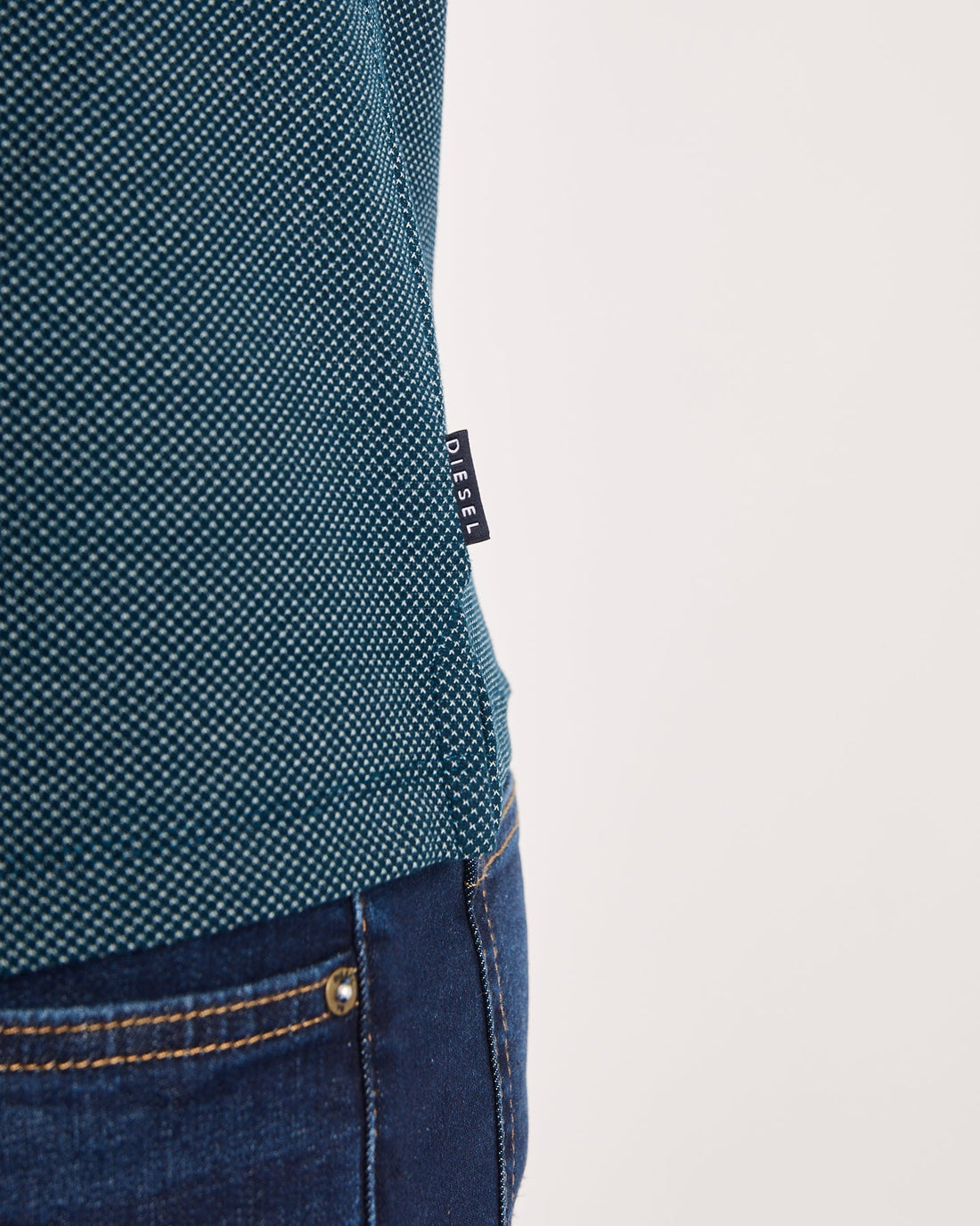 DIESEL Raheem Polo - Midnight Teal