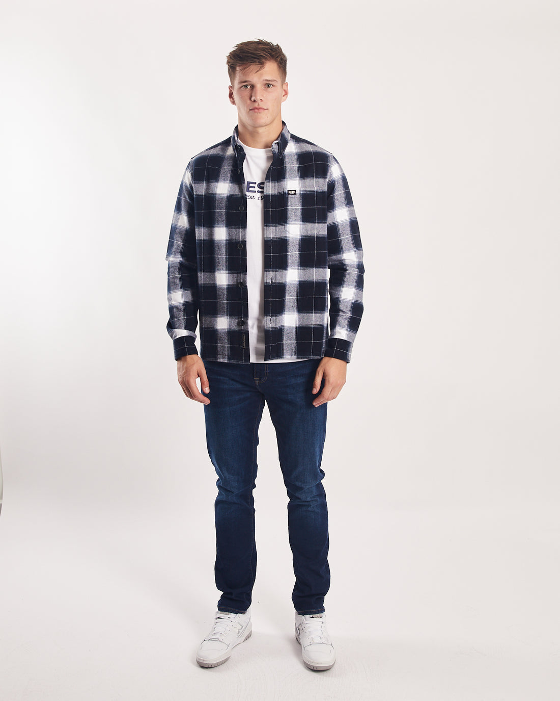 Diesel Rhyland Overshirt - Navy Check