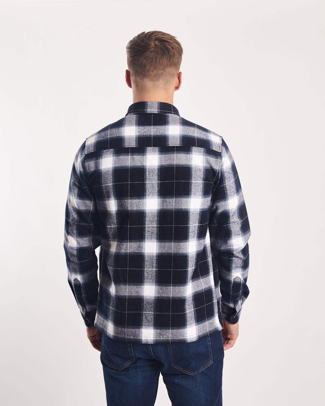 Diesel Rhyland Overshirt - Navy Check