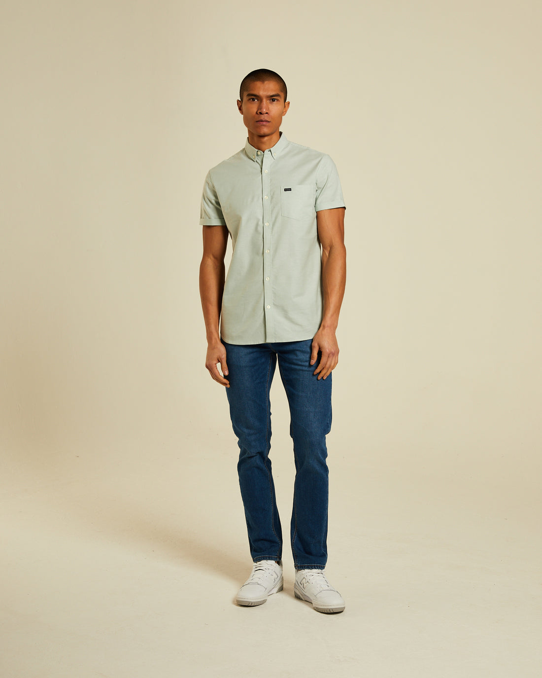 Diesel Rio Oxford SS Shirt - Surf Green