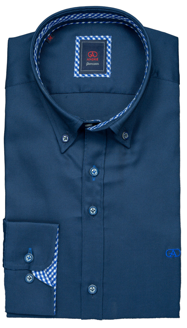 André Rhine Jeanswear Shirt - Navy