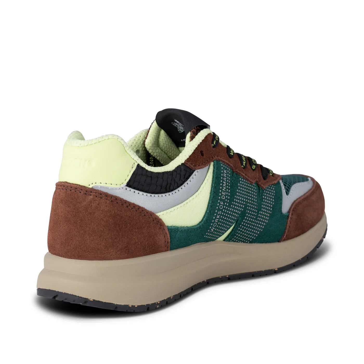 Woden Rigmor Open Mesh Trainer -Sepia/DeepForest