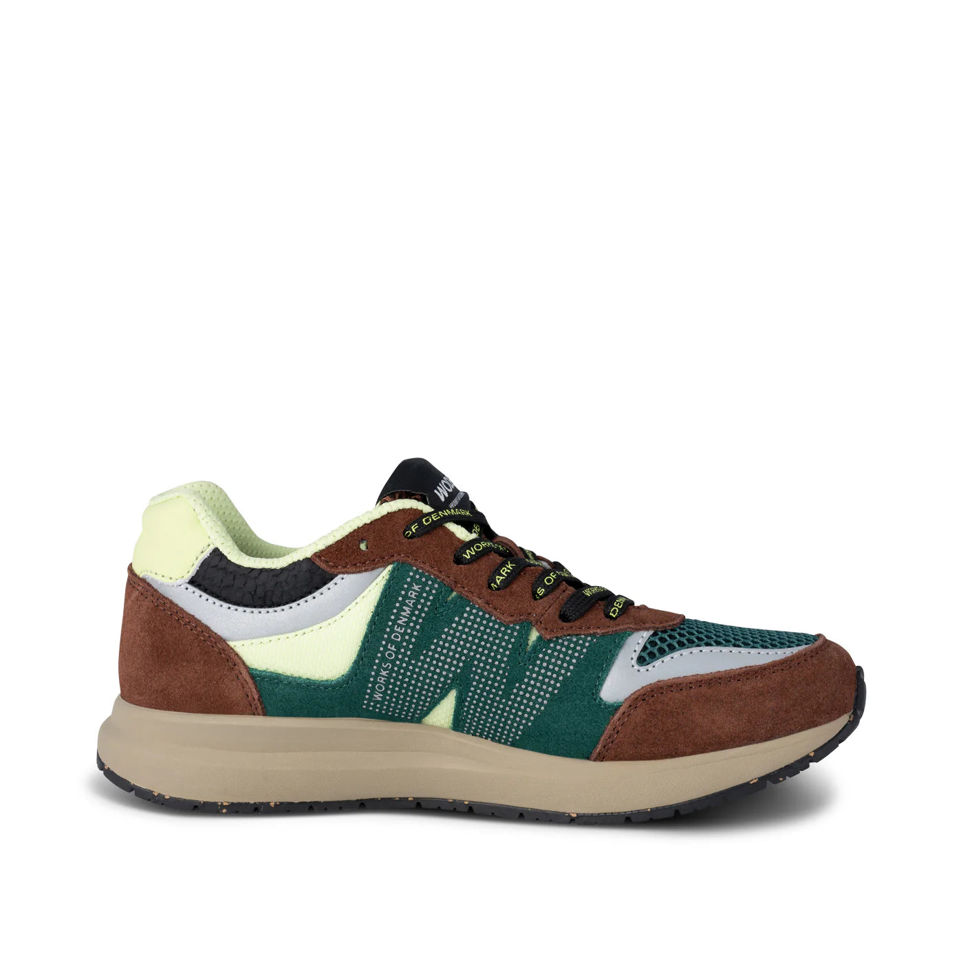 Woden Rigmor Open Mesh Trainer -Sepia/DeepForest