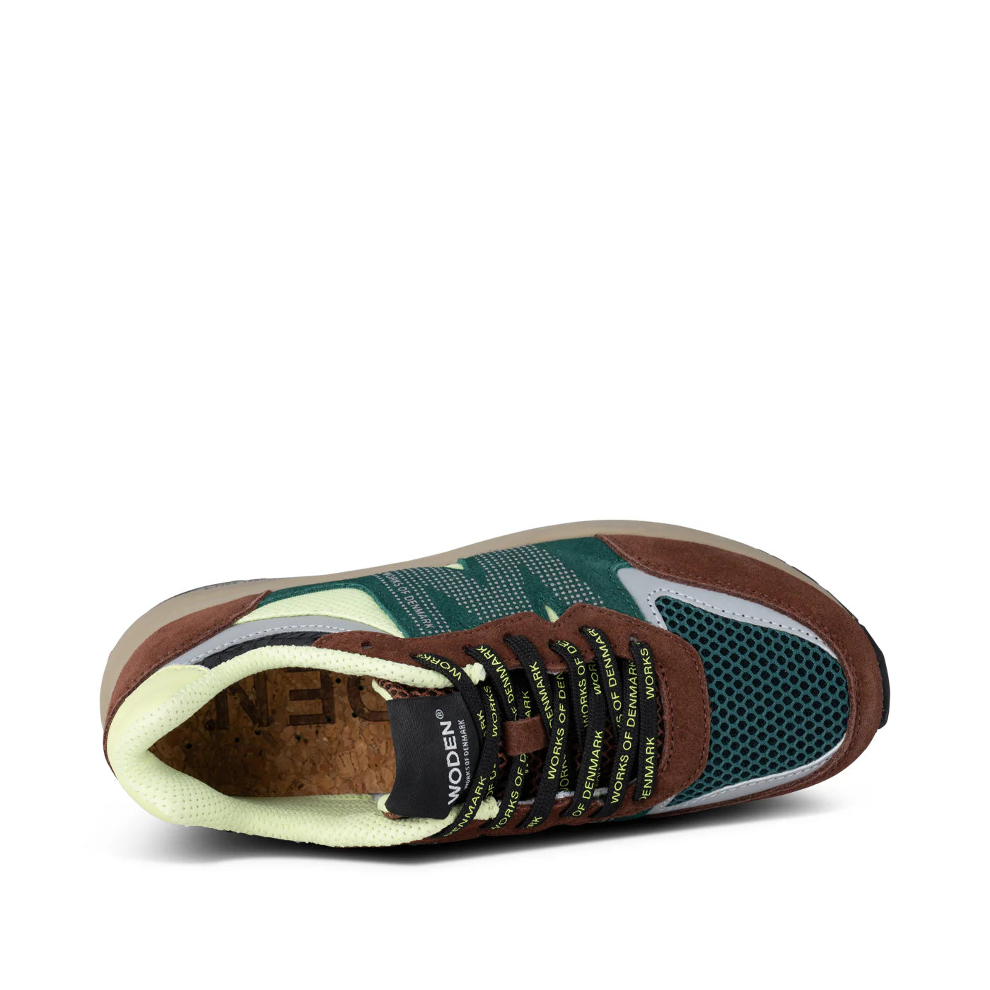 Woden Rigmor Open Mesh Trainer -Sepia/DeepForest