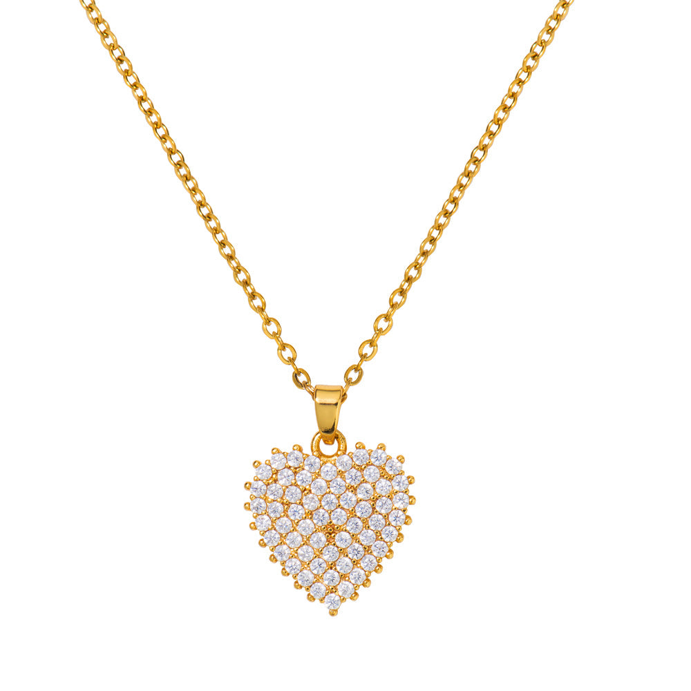 Knight & Day Gia Gold Heart Pendant
