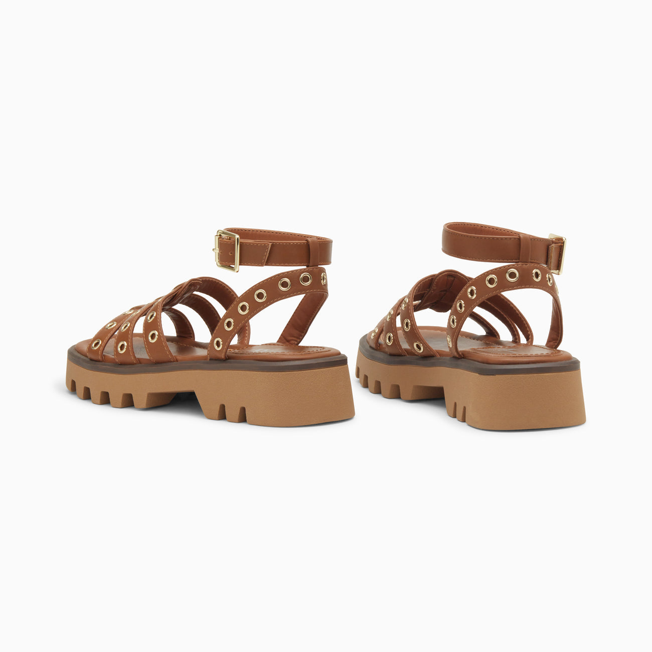 Vanessa Wu IInaya Camel Sandals - Camel