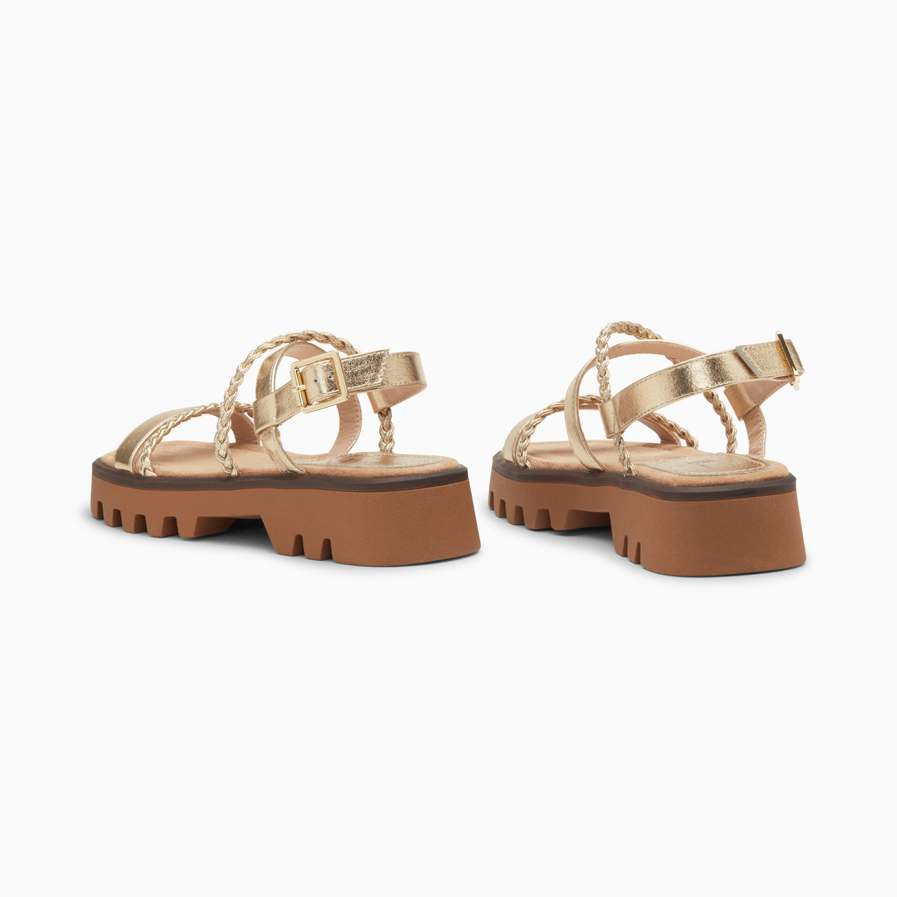Vanessa Wu Bonnie Sandal - Gold