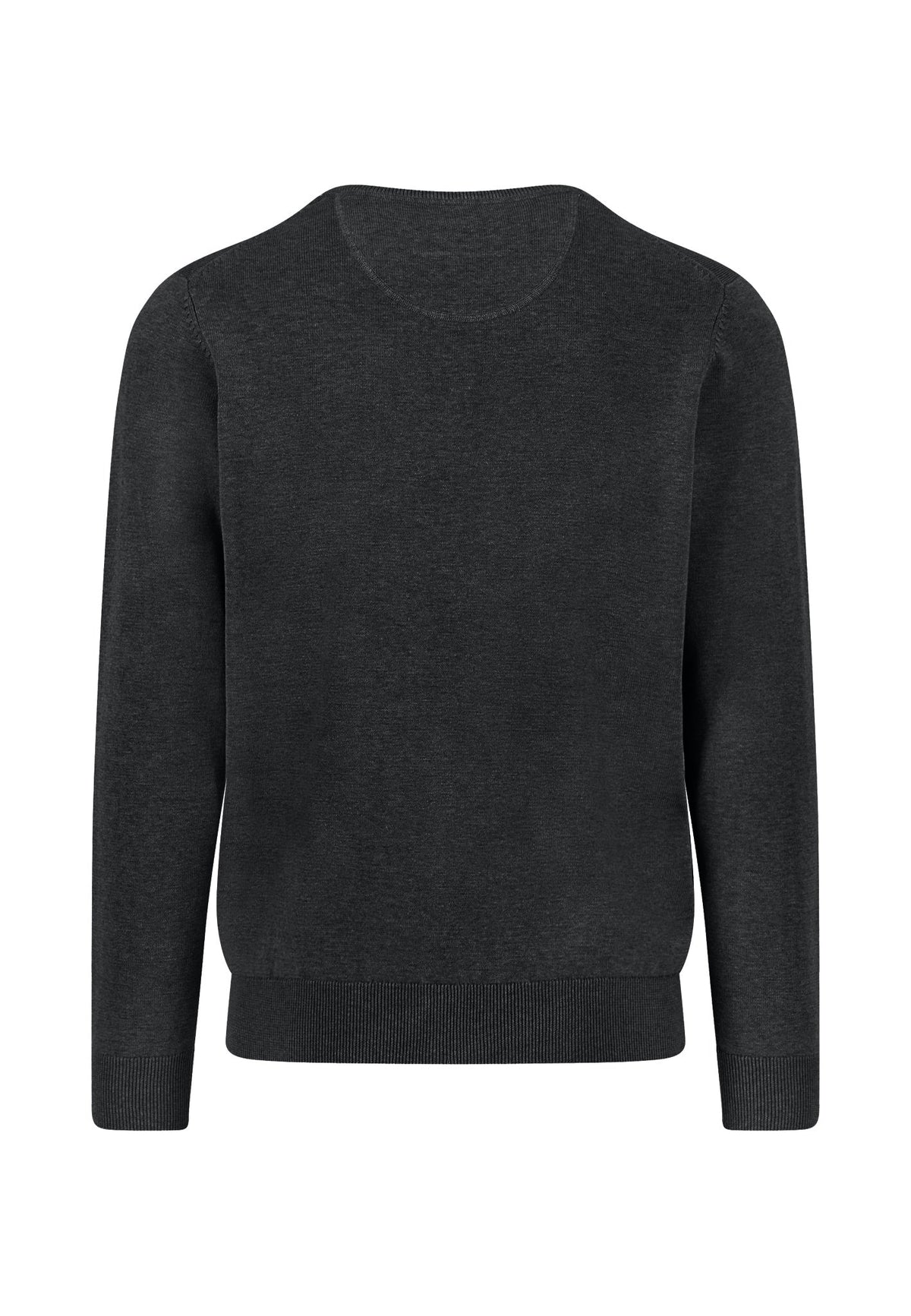 Fynch Hatton Knitted Crew Neck Jumper - Black