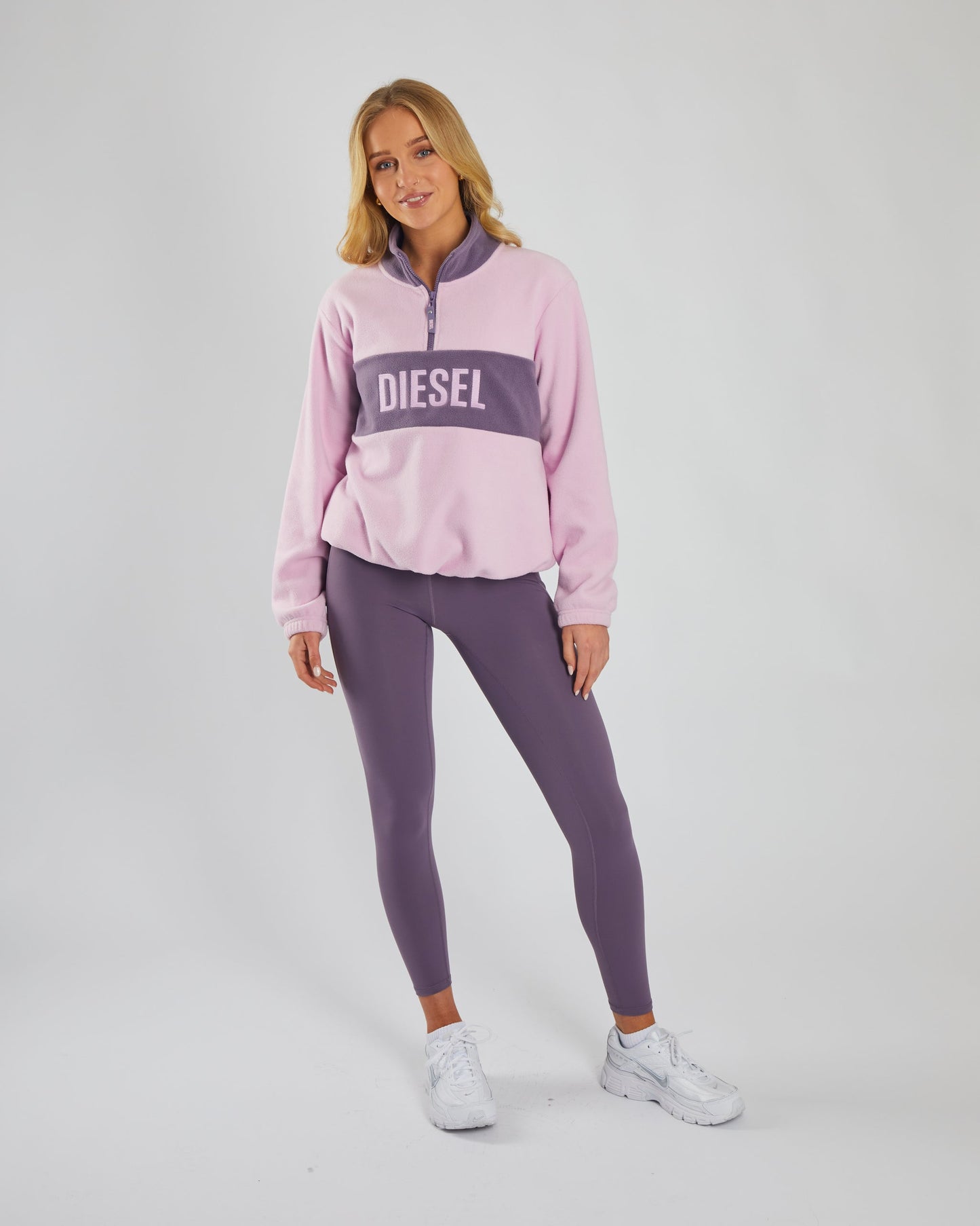Diesel Cyrus High Rise Pants - Lavender Dust