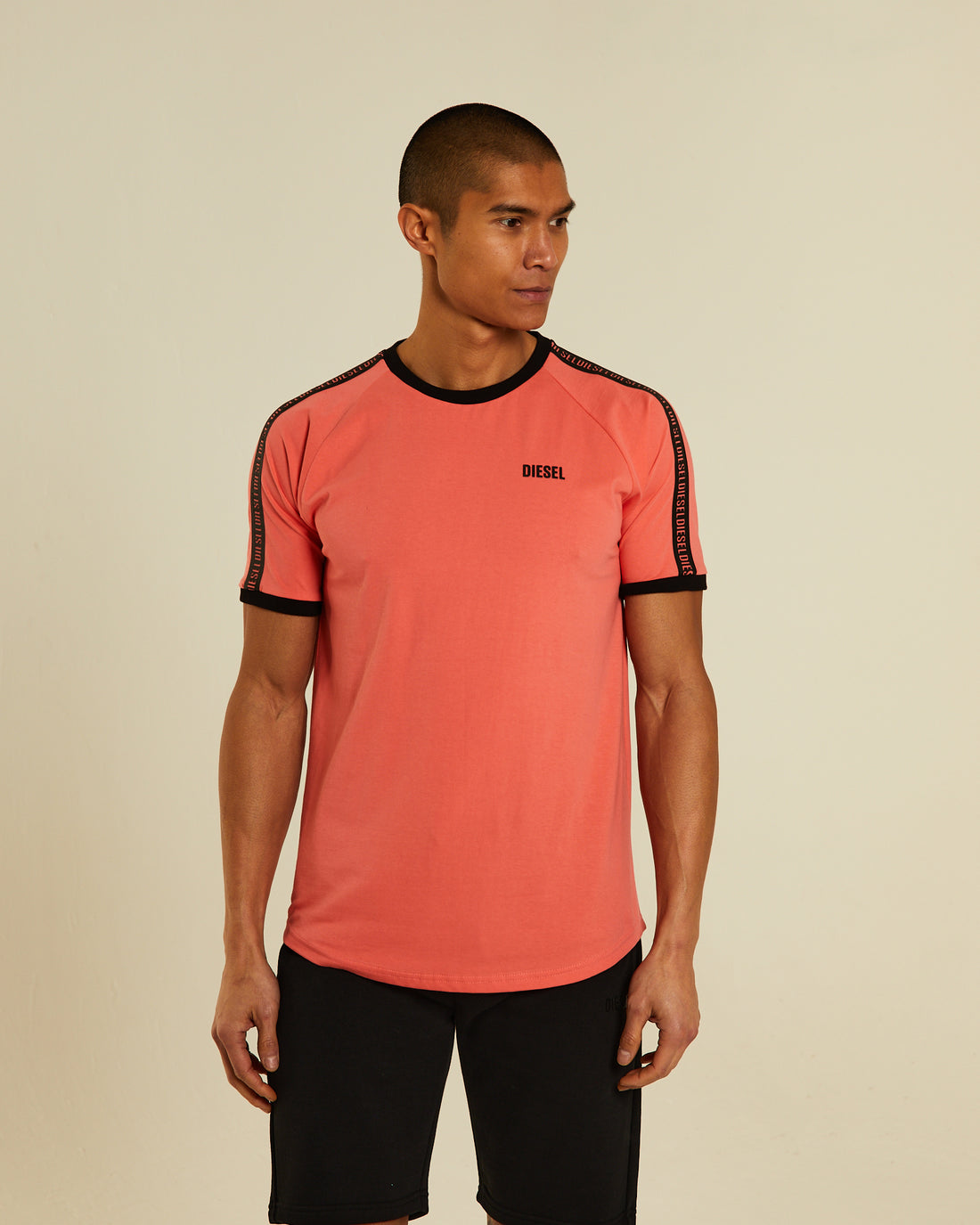 Diesel Silvan Tee - Bright Peach