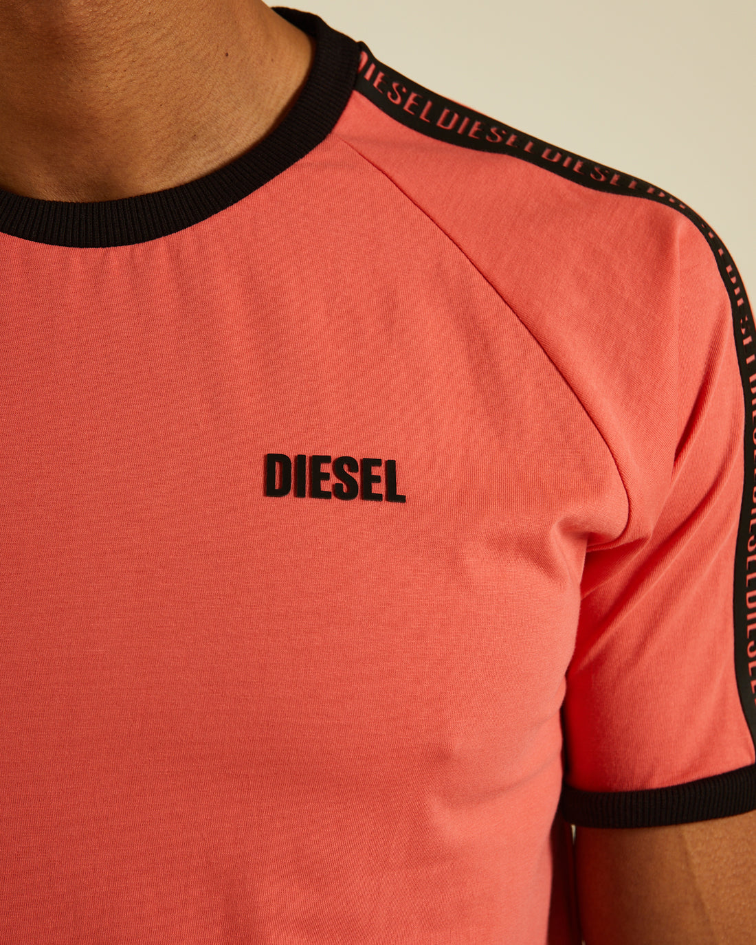 Diesel Silvan Tee - Bright Peach