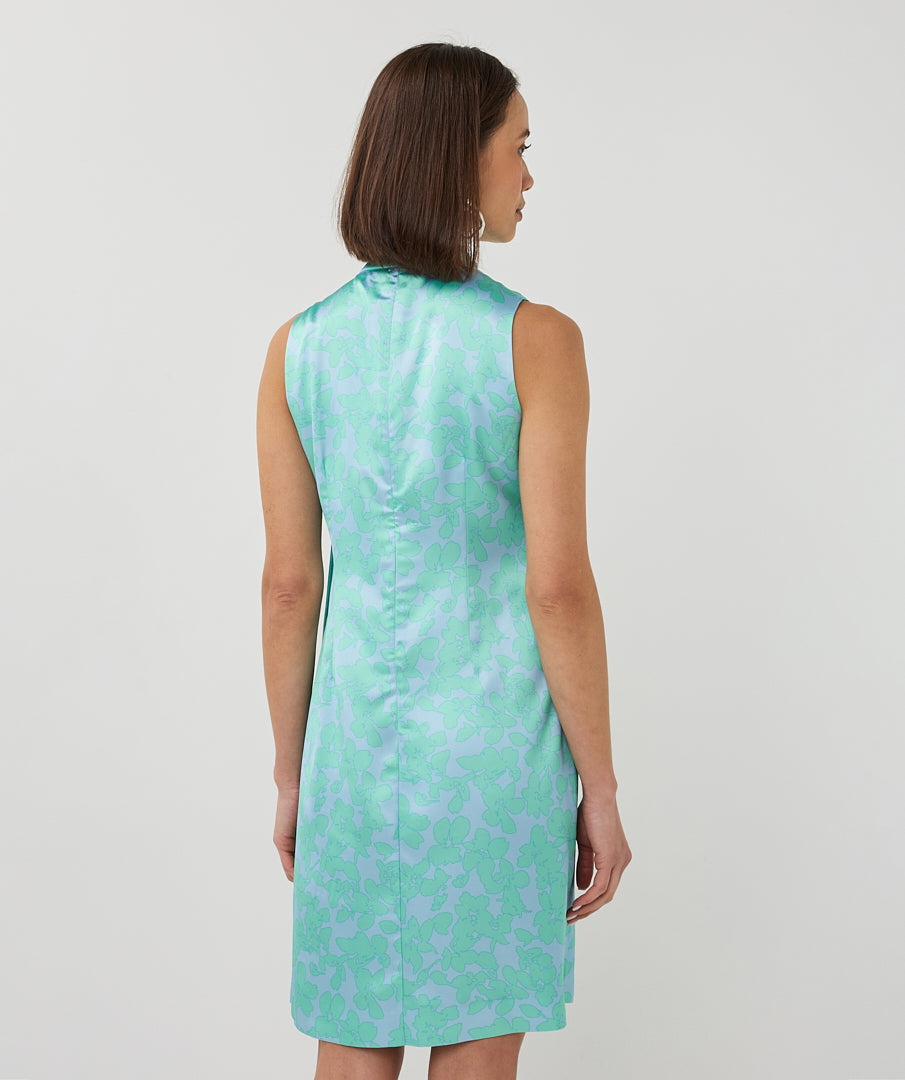 EsQualo Knot Detail Blouse Dress - Daylight