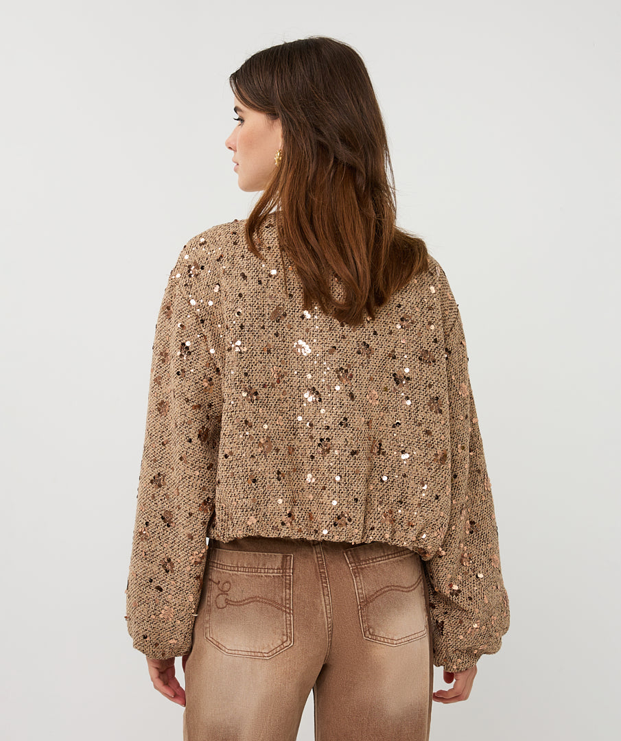 EsQualo Sequins Jacket - Multi Color